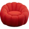 Fauteuil pivotant PEPPO Kare Design Bloom rouge