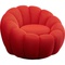 Fauteuil pivotant PEPPO Kare Design Bloom rouge