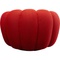 Fauteuil pivotant PEPPO Kare Design Bloom rouge