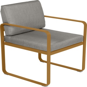 Fauteuil repas BELLEVIE Fermob pain d'épices-taupe grisé