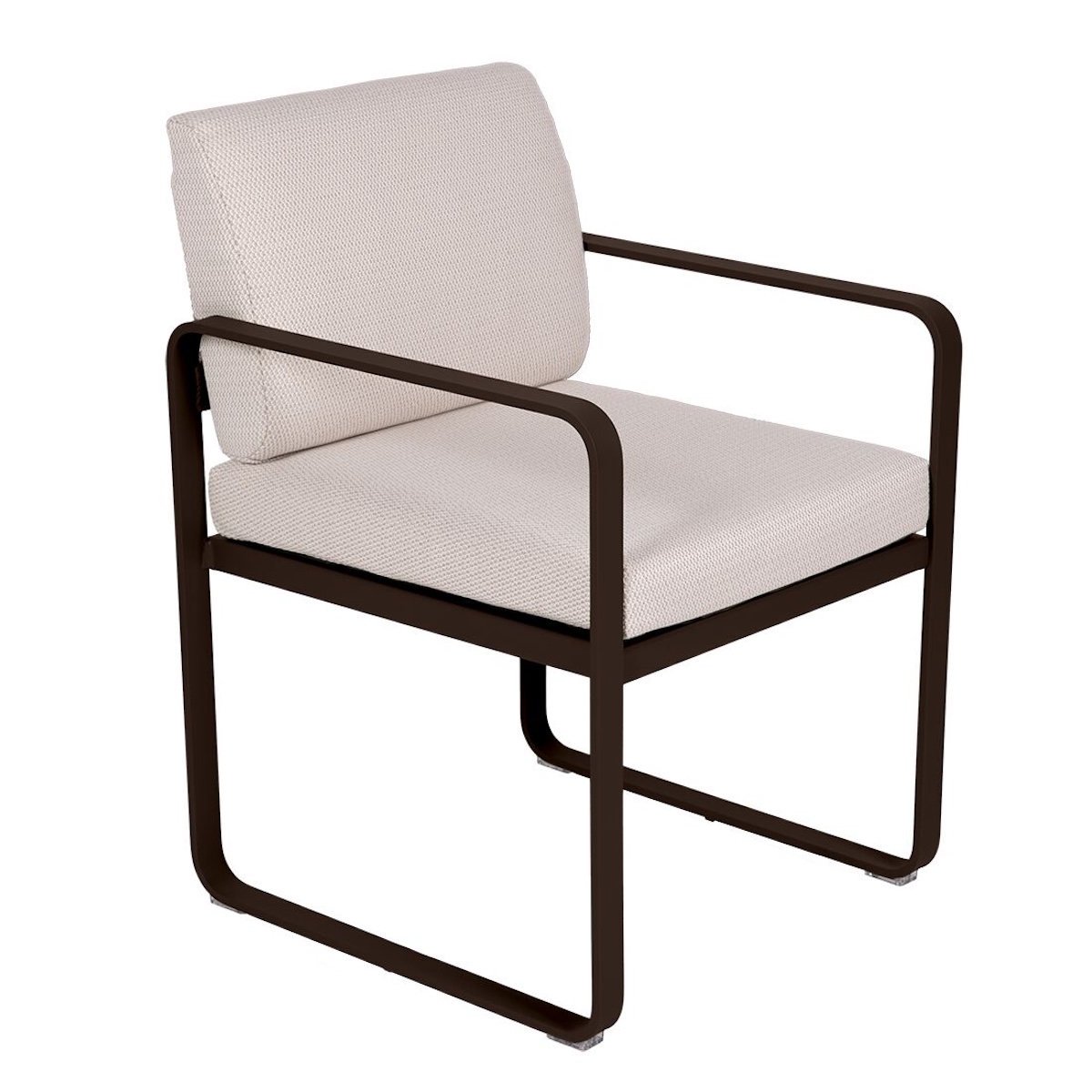 Fauteuil repas BELLEVIE Fermob tonka-perle