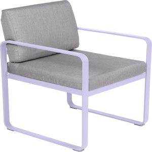 Fauteuil repas BELLEVIES Fermob guimauve-gris flanelle 