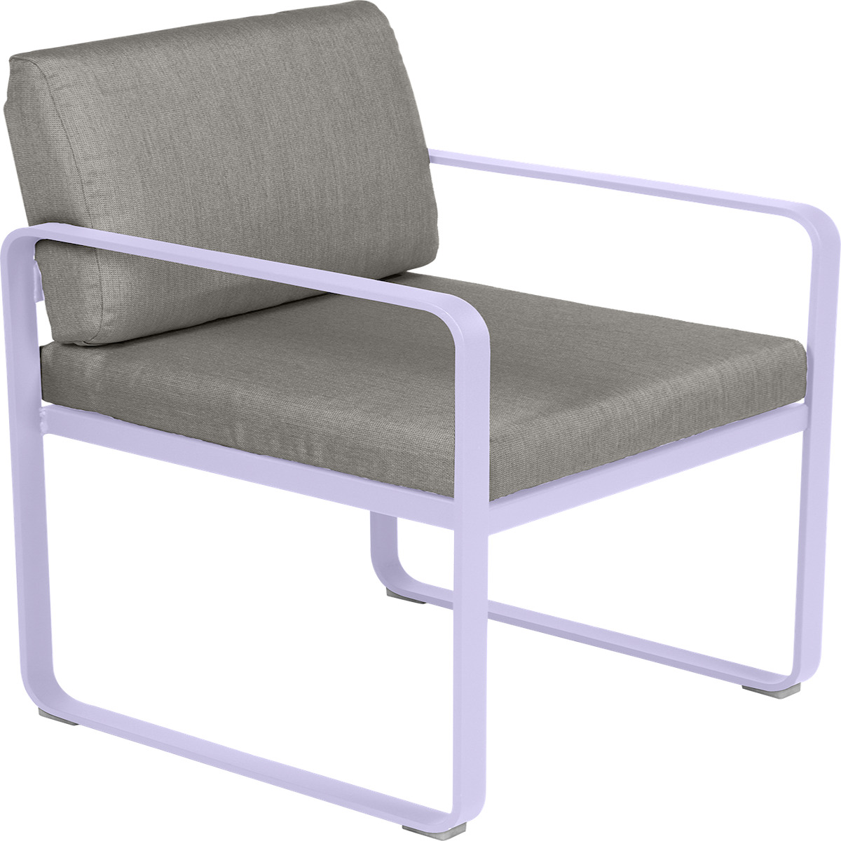 Fauteuil repas BELLEVIES Fermob guimauve-taupe grisé 