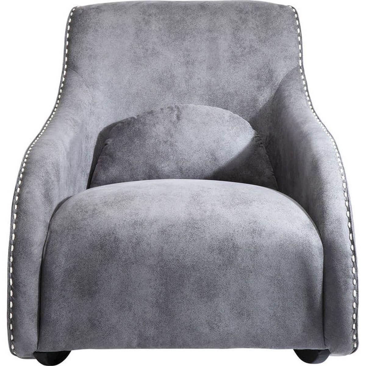 Fauteuil RITMO VINTAGE Kare Design gris