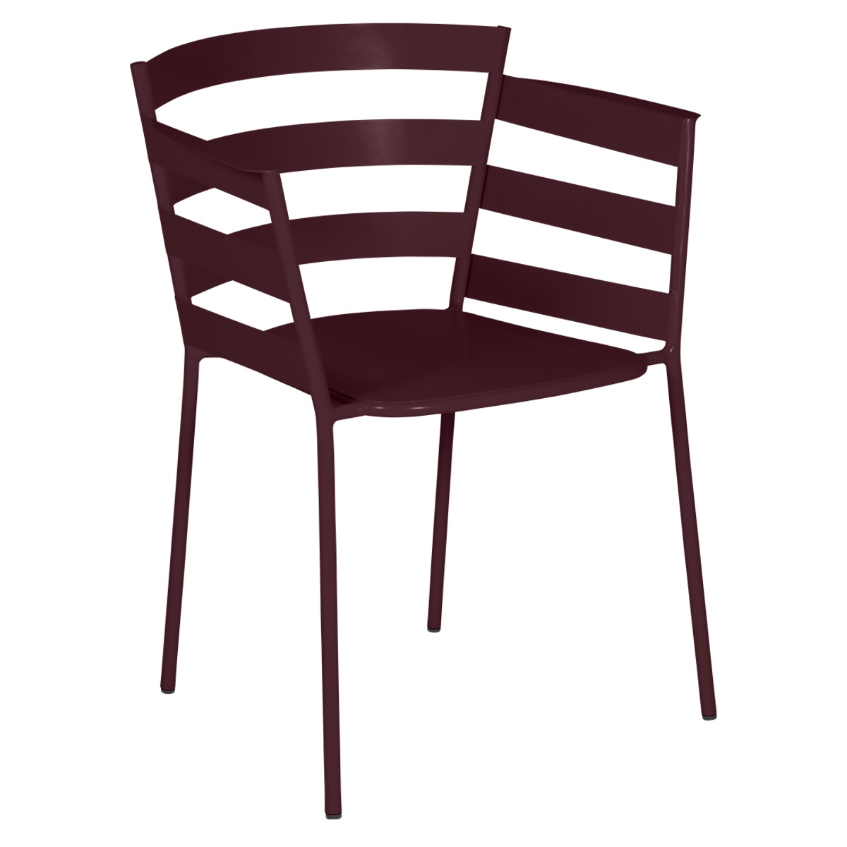 Fauteuil RYTHMIC Fermob cerise noir