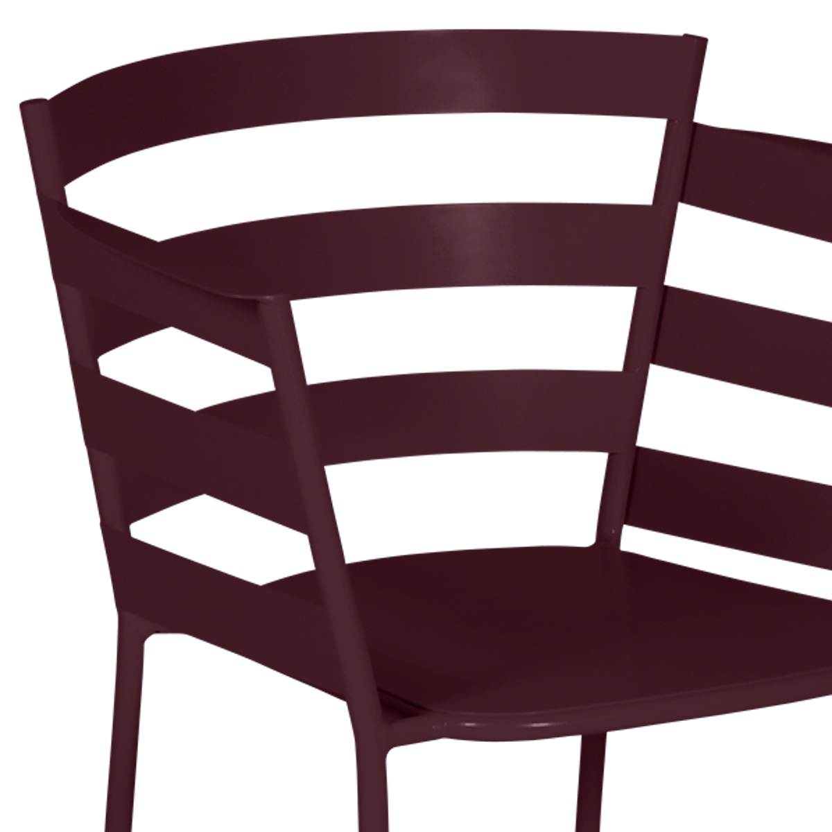 Fauteuil RYTHMIC Fermob cerise noir