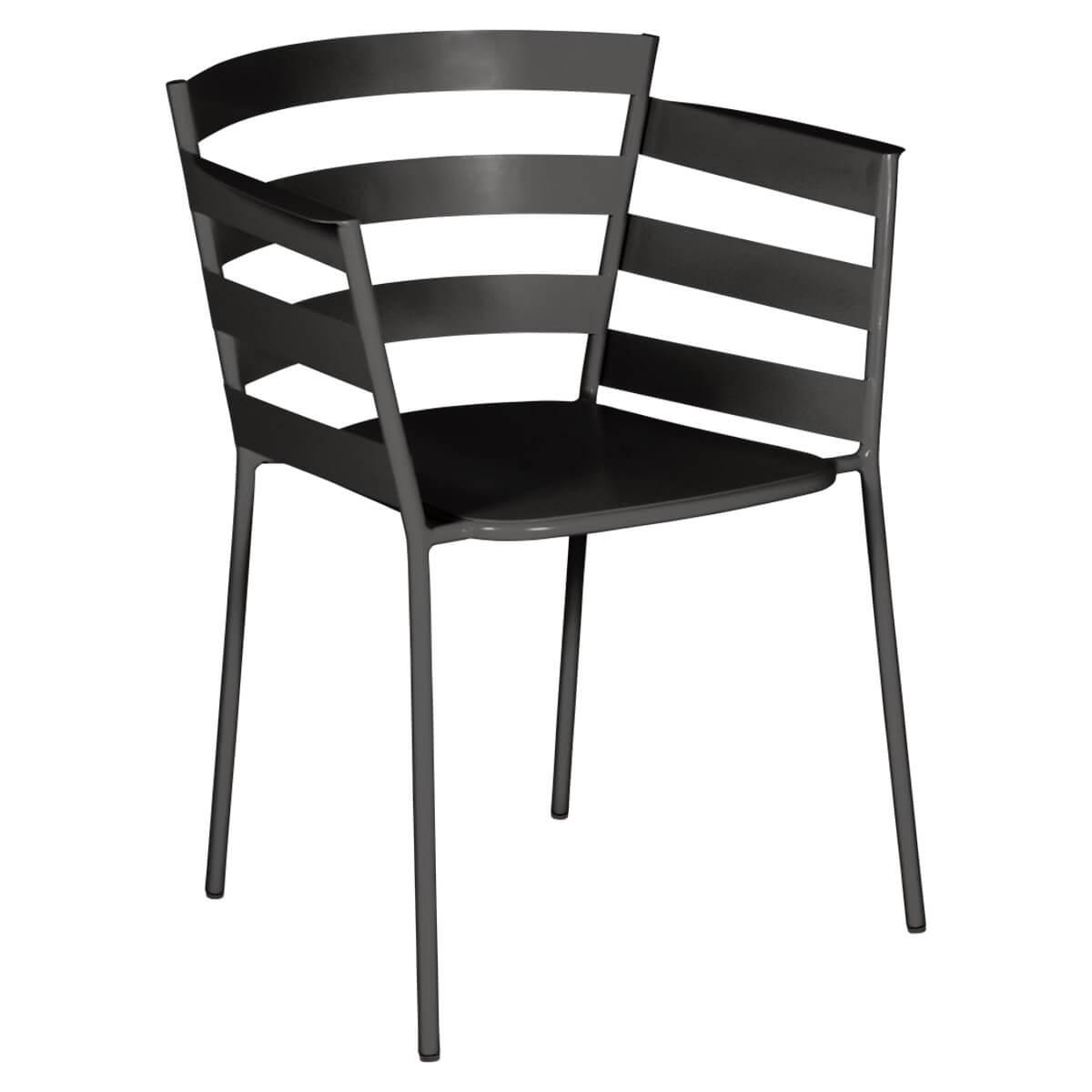 Fauteuil RYTHMIC Fermob réglisse