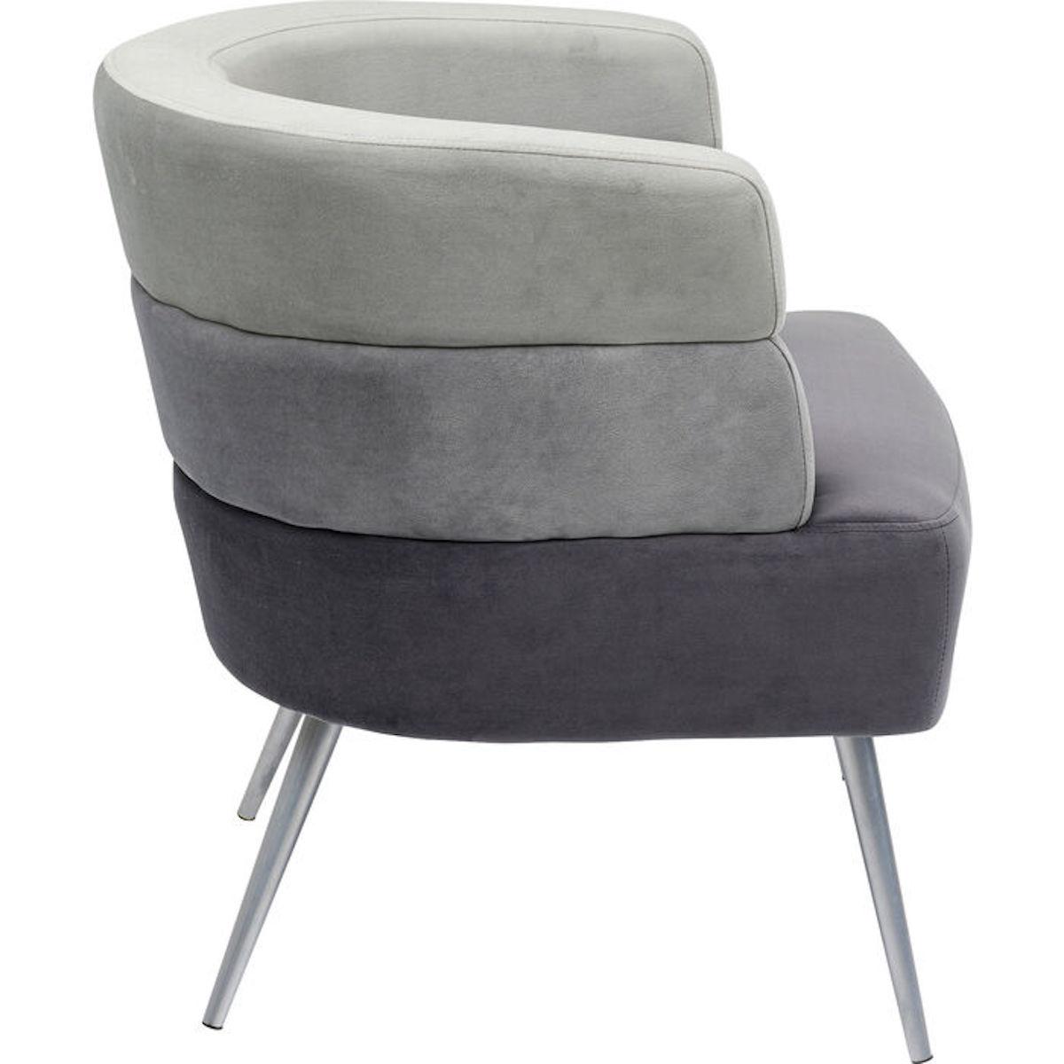 Fauteuil SANDWICH Kare Design gris