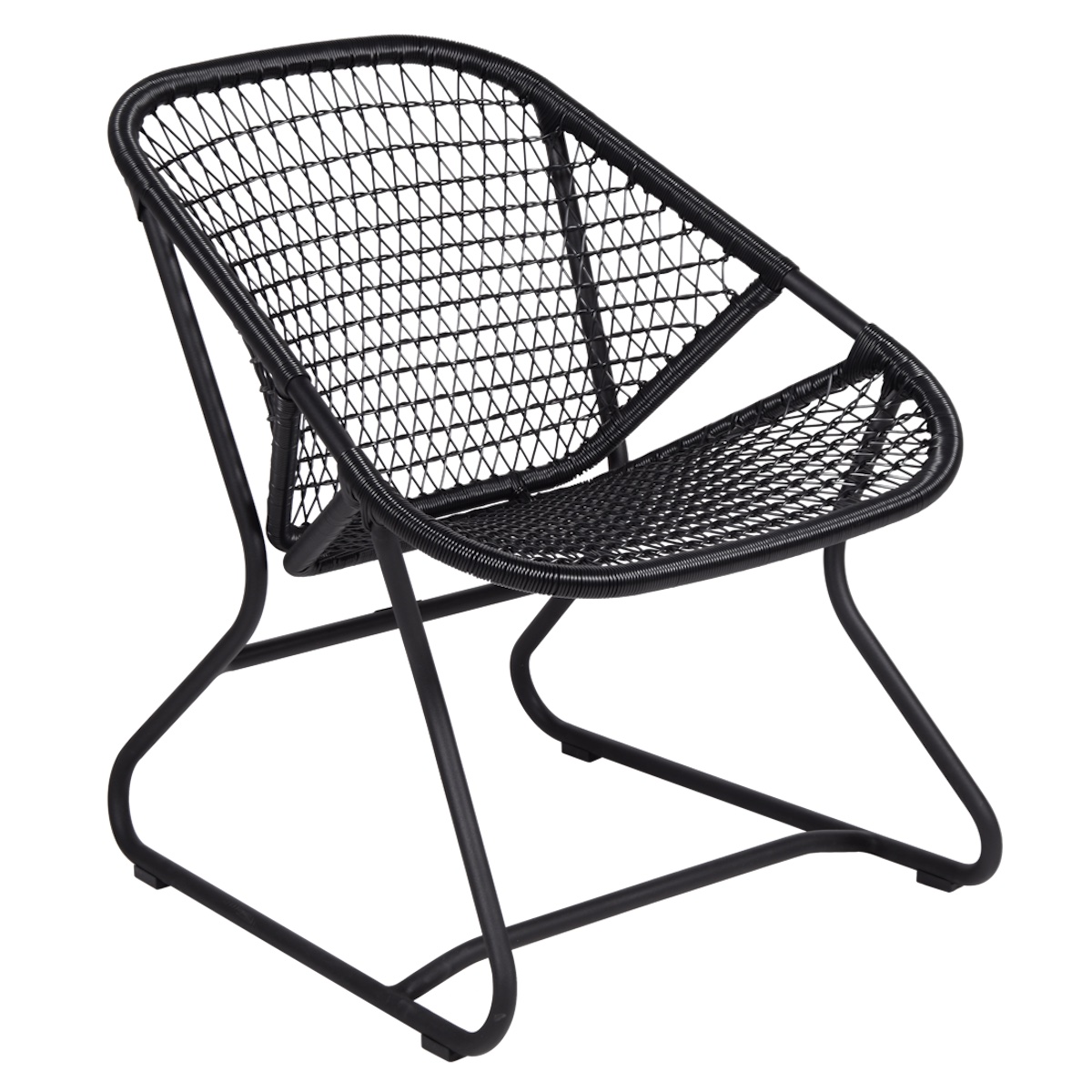 Fauteuil SIXTIES Fermob noir réglisse