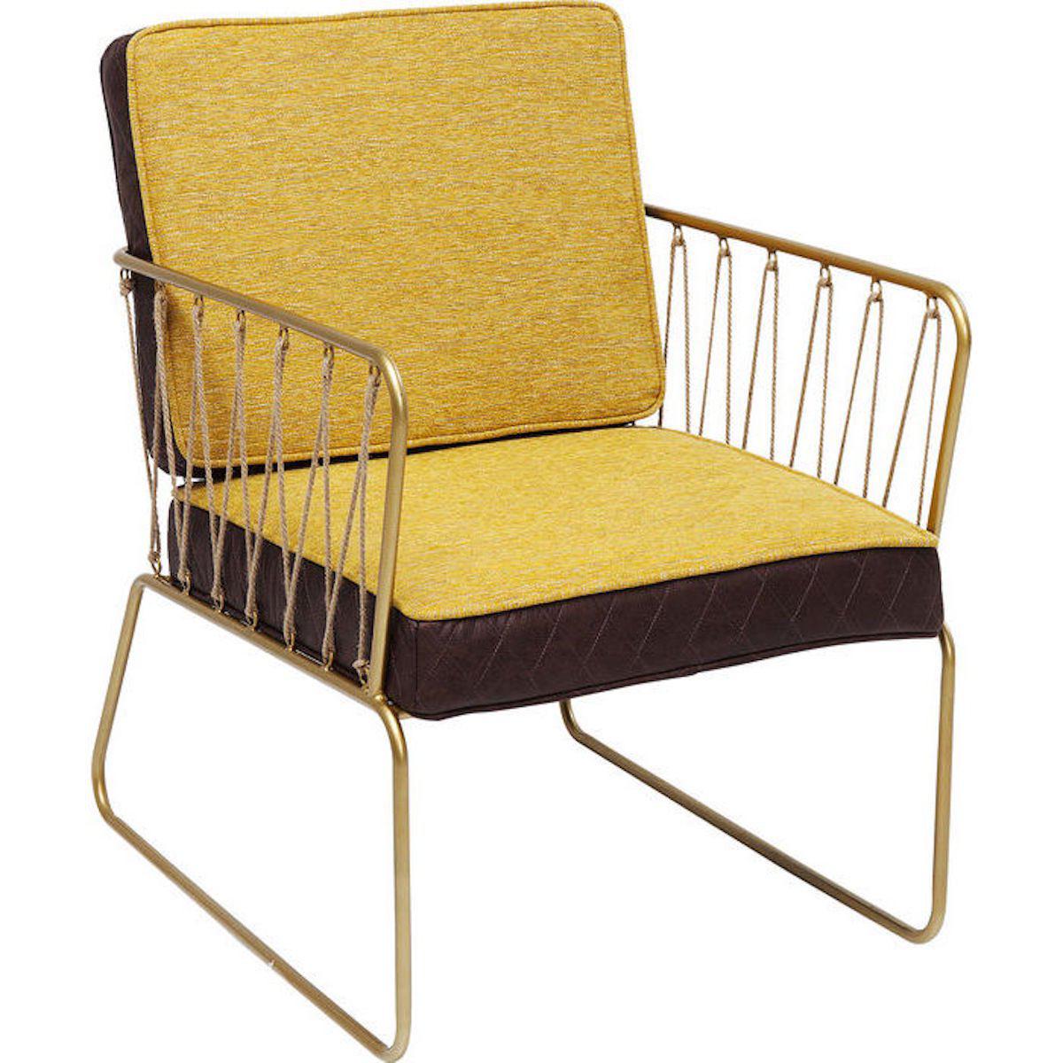 Fauteuil STRING Kare Design jaune