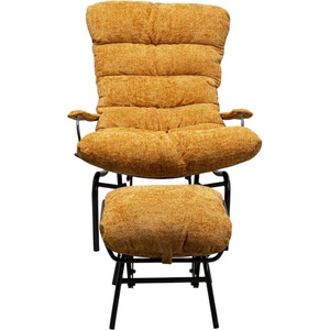 Fauteuil-tabouret VIENNA SWING Kare Design jaune