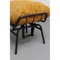 Fauteuil-tabouret VIENNA SWING Kare Design jaune