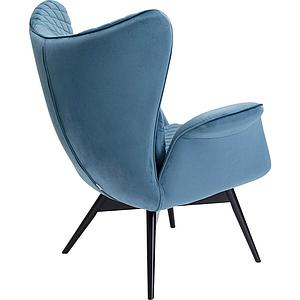 Fauteuil TUDOR VELVET Kare Design petrol