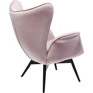 Fauteuil TUDOR VELVET Kare Design rose
