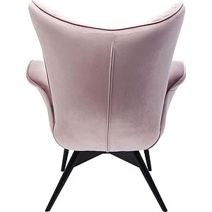 Fauteuil TUDOR VELVET Kare Design rose