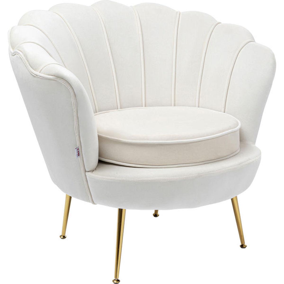 Fauteuil WATER LILY Kare Design beige