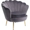 Fauteuil WATER LILY Kare Design doré gris