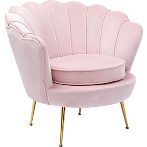 Fauteuil WATER LILY Kare Design doré rose