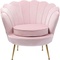 Fauteuil WATER LILY Kare Design doré rose