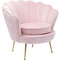 Fauteuil WATER LILY Kare Design doré rose