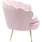 Fauteuil WATER LILY Kare Design doré rose