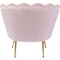 Fauteuil WATER LILY Kare Design doré rose