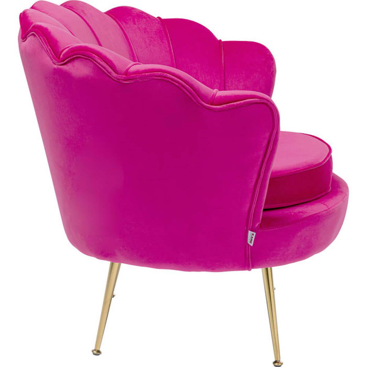 Fauteuil WATER LILY Kare Design fuchsia