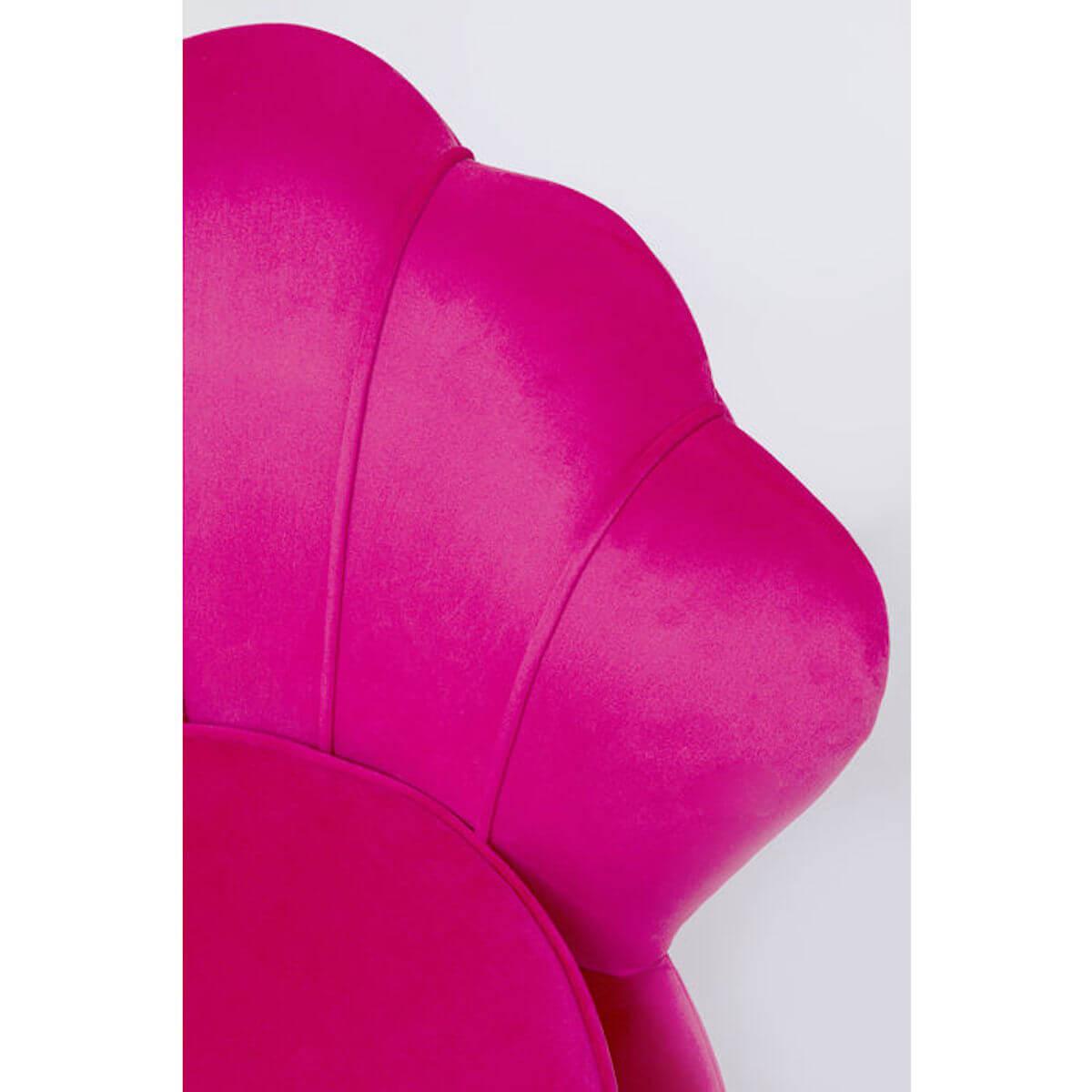 Fauteuil WATER LILY Kare Design fuchsia