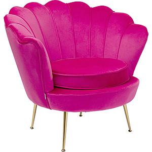 Fauteuil WATER LILY Kare Design fuchsia