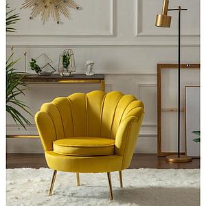 Fauteuil WATER LILY Kare Design jaune