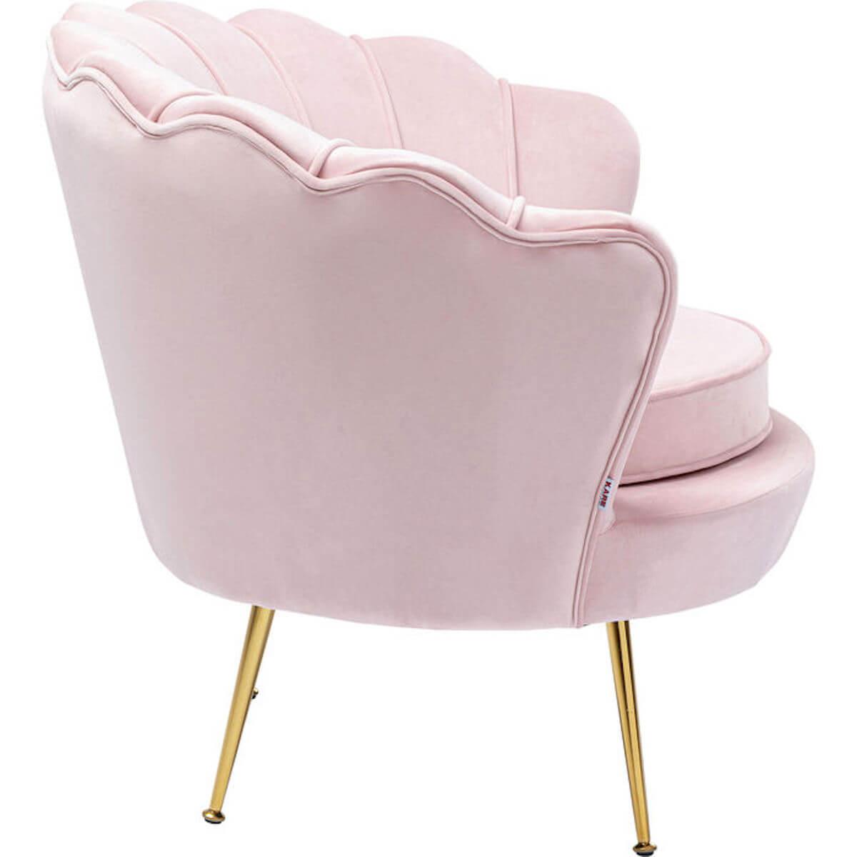 Fauteuil WATER LILY Kare Design rosé
