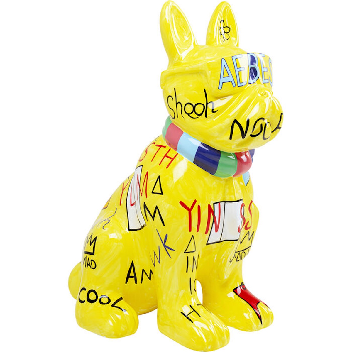 Figurine décorative 122cm GRAFFITI Kare Design jaune