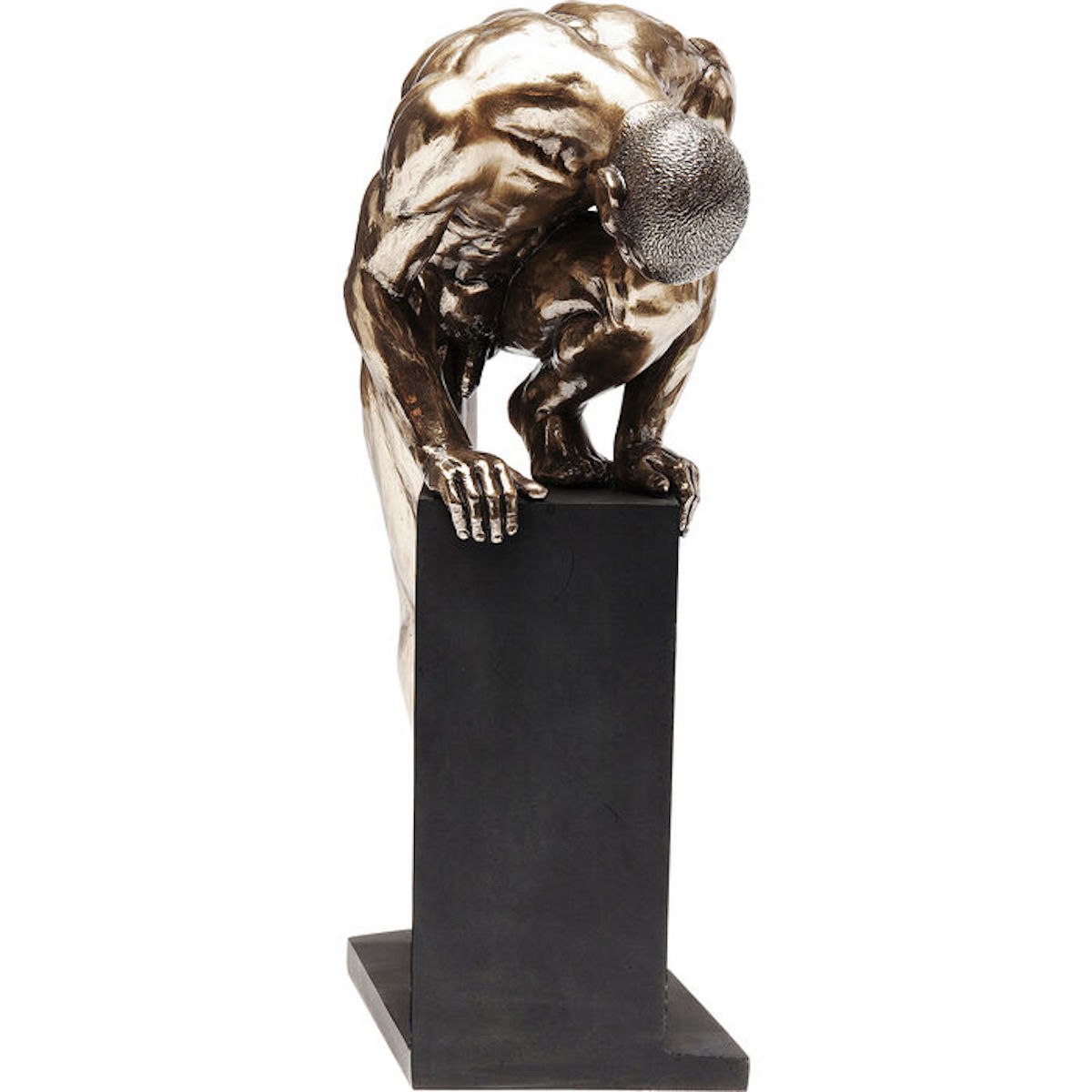 Figurine décorative 35cm NUDE MAN STAND BRONZE Kare Design