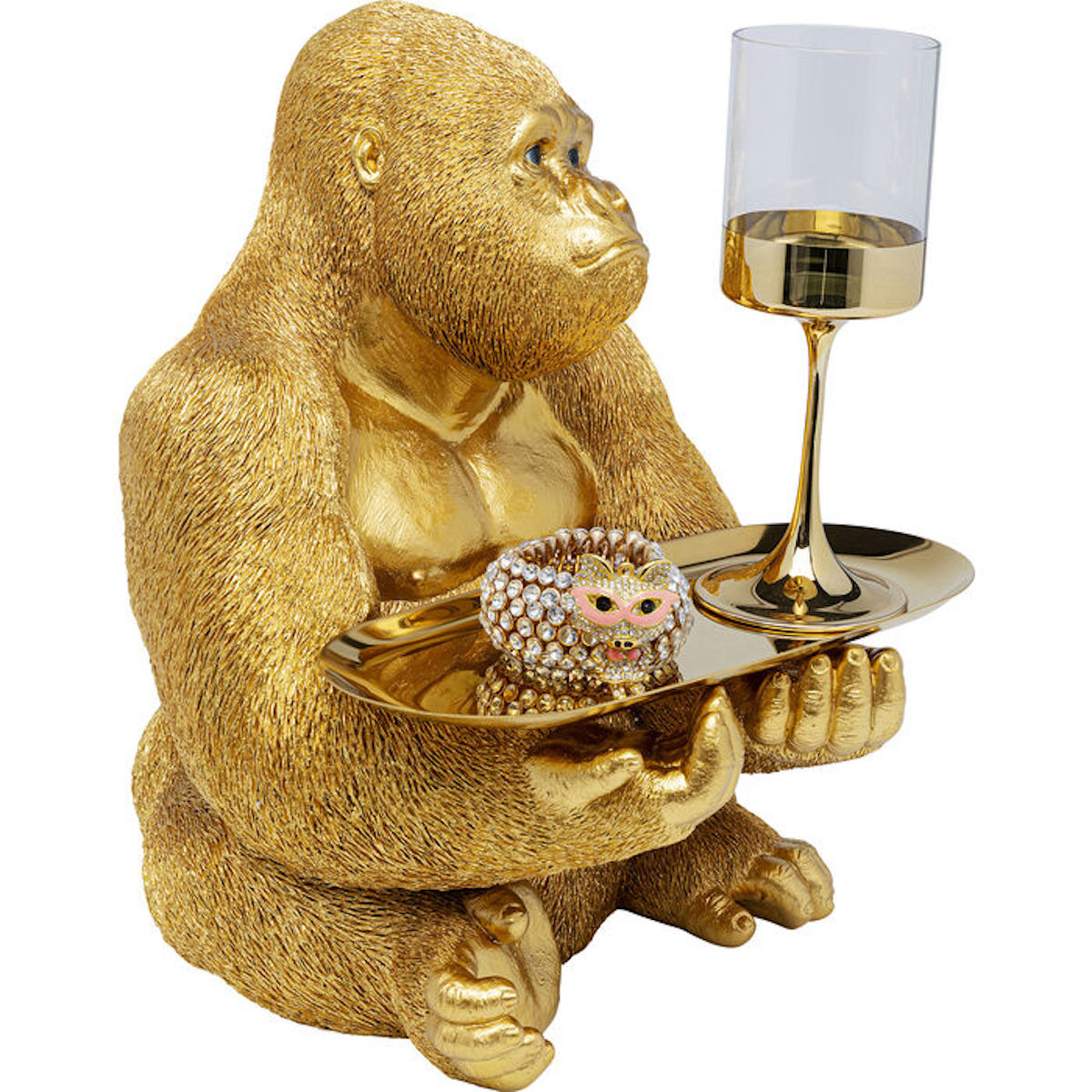 Figurine décorative 37cm GORILLA BUTLER Kare Design