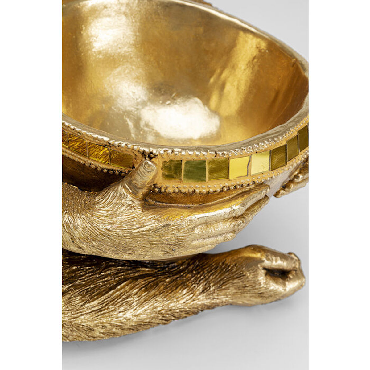 Figurine décorative 41cm HOLDING BOWL Kare Design doré