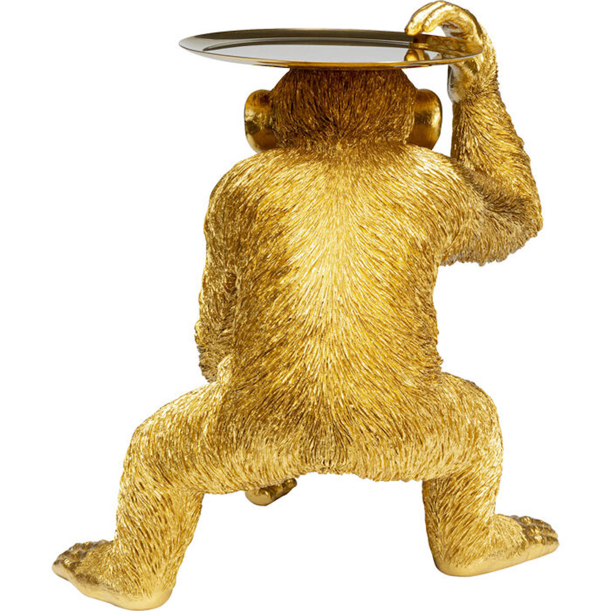 Figurine décorative 52cm BUTLER PLAYING CHIMP Kare Design doré