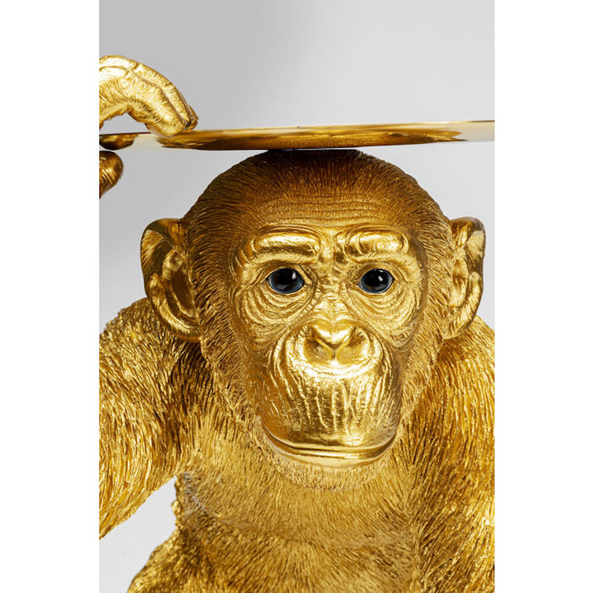 Figurine décorative 52cm BUTLER PLAYING CHIMP Kare Design doré