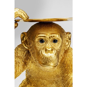Figurine décorative 52cm BUTLER PLAYING CHIMP Kare Design doré