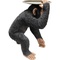 Figurine décorative 52cm BUTLER PLAYING CHIMP Kare Design noir