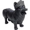 Figurine décorative 52cm ROYAL STANDING CORGI Kare Design noir
