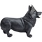 Figurine décorative 52cm ROYAL STANDING CORGI Kare Design noir