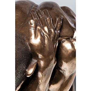 Figurine décorative 54cm NUDE MAN HUG Kare Design Bronze