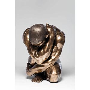 Figurine décorative 54cm NUDE MAN HUG Kare Design Bronze