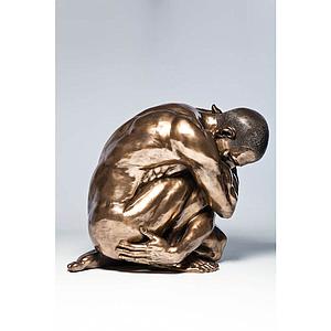 Figurine décorative 54cm NUDE MAN HUG Kare Design Bronze