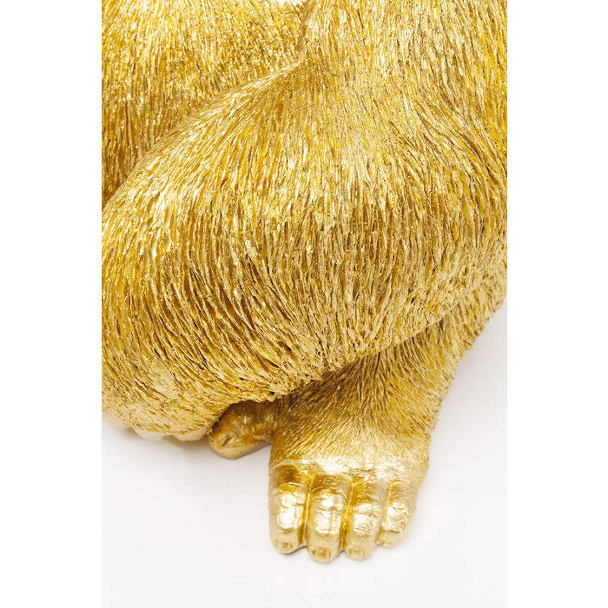 Figurine décorative 76cm MONKEY GORILLA XL Kare Design doré