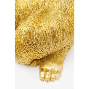 Figurine décorative 76cm MONKEY GORILLA XL Kare Design doré