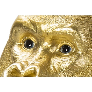 Figurine décorative 76cm MONKEY GORILLA XL Kare Design doré