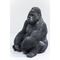 Figurine décorative 76cm MONKEY GORILLA XL Kare Design noir
