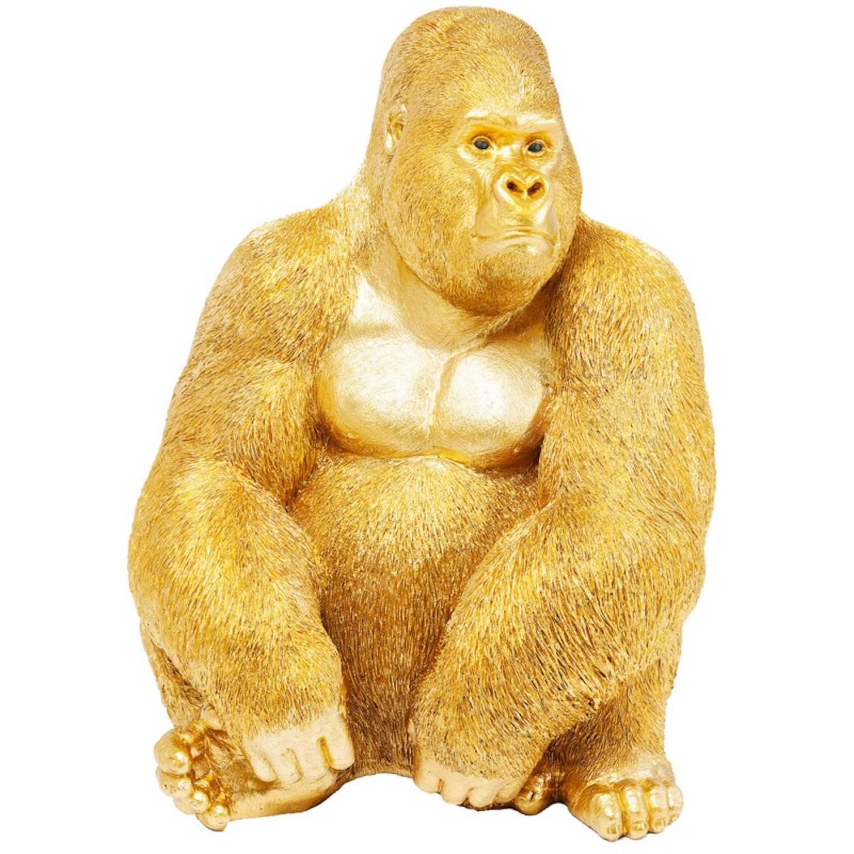 Figurine décorative MONKEY GORILLA SIDE XL Kare Design doré