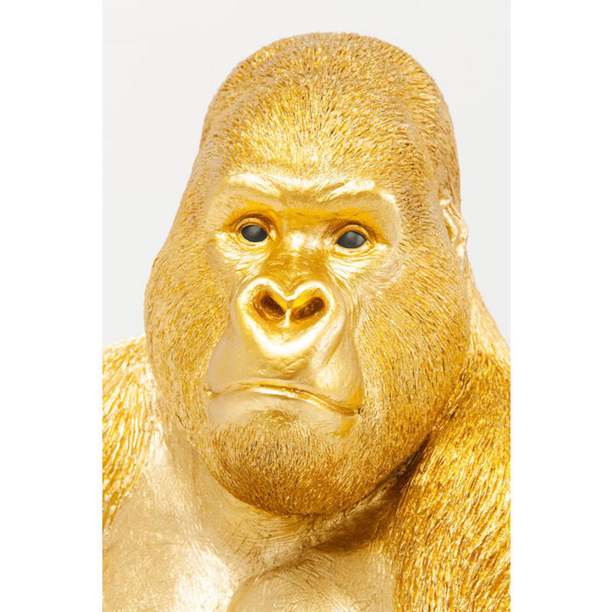 Figurine décorative MONKEY GORILLA SIDE XL Kare Design doré